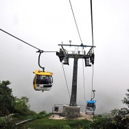 Genting skyway - cable car supporting tower